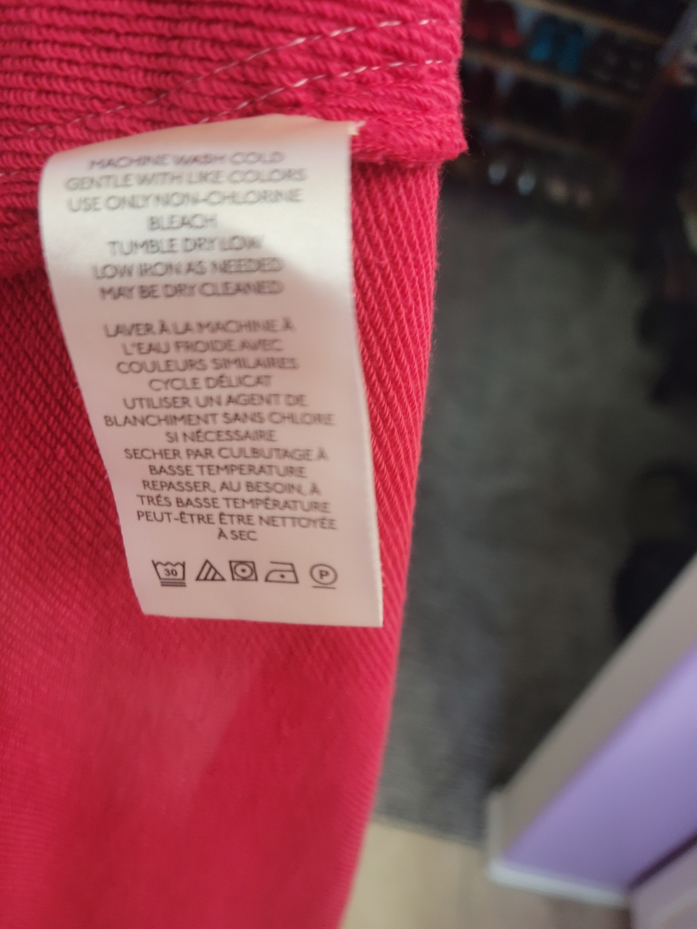 Women's Red A-Line Skirt with Side Braid Detail - Picture 14 of 16